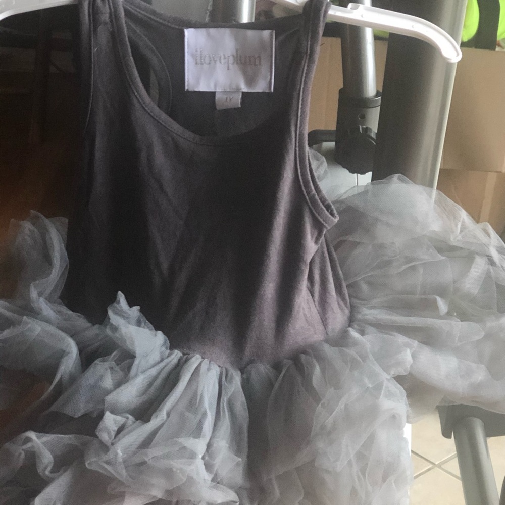 Plum NYC tutu dress size 1 grey